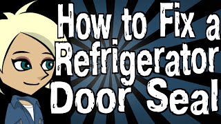 HOW TO  Repair Refrigerator Door Seal [upl. by Twyla]