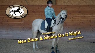 PonyPower18plus  Bea Blum amp Siams Do It Right  Berufsreiterin [upl. by Mcgrath]