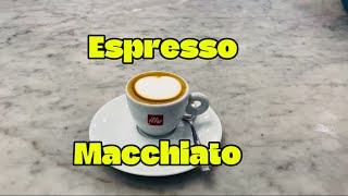 How to make espresso macchiato  espresso macchiato barista skills [upl. by Robillard]