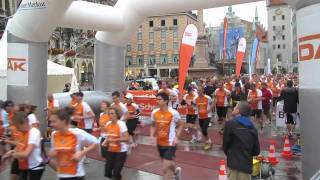 33 Sport Scheck Stadtlauf München 2011  Start Halbmarathon 3 Gruppe [upl. by Ellehcin]