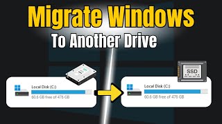 How to Migrate Windows to Another DriveHDD SSD NVMe  Clone Windows 111081 and 7 [upl. by Muhammad]