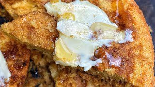 BROWN SUGAR SWIRLED HONEY BUTTA CORNBREAD [upl. by Ehav]