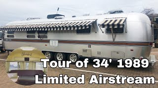 Tour of 34’ 1989 Limited Airstream [upl. by Adine]