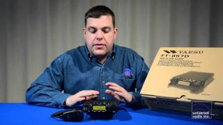 Universal Radio presents the Yaesu FT857D Mobile Amateur Radio [upl. by Enilekcaj370]