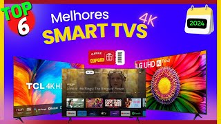 ✅ ATUALIZADO TOP 5 Melhores Smart TVs 4K CustoBenefício em 2024  TV 4K Boa e Barata [upl. by Enelra]