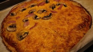 How to Make a Cauliflower Pizza Crust  SIMPLE AND EASY [upl. by Kyla513]