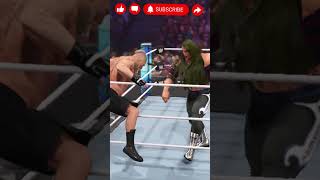 BROCK LESNER VS MONICA PAUL wwe wwe2k24 wwe2k23 wwefights reels trend trending viral ytsho [upl. by Fidelio]