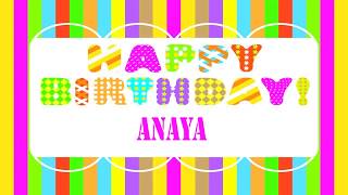 Anaya Birthday Wishes amp Mensajes  Happy Birthday ANAYA [upl. by Yajiv]