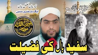 safaed bal ki Fazeelat muftiameenullahhaqqani New bayan [upl. by Eudoca]