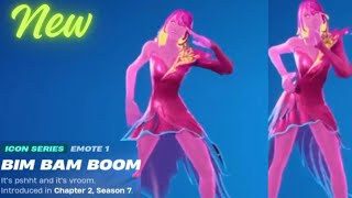 Fortnite Emote  Bim Bam Boom Fortnite EMOTE [upl. by Nesrac]