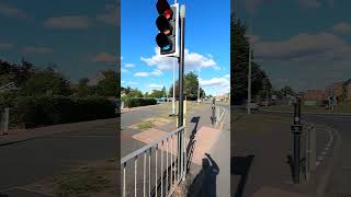 Wymondham Norwich Road PEEK TLED Traffic Lights Toucan Crossing [upl. by Alake]