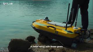 NEW SatLab HydroBoat 990 Bathymetric USV System  Efficiency in Every Echo [upl. by Karissa]