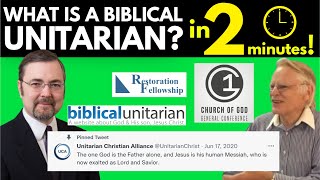 Biblical Unitarians Explained in 2 Minutes [upl. by Zamir]