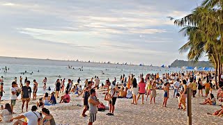 This is BORACAY White Beach on February 24 2024 Groto to Station 3 Wala Talaga Pagbago Daming Tao [upl. by Oidale]