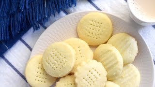 Scottish Shortbread Cookies RecipeButter Cookie RecipeShortbread Biscuits Recipe [upl. by Ajroj]