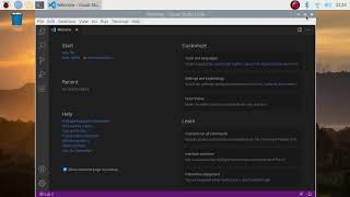 Install Visual Studio Code on Raspberry Pi with apt command [upl. by Wager152]