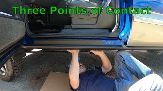 Installing Bushwacker Trail Armor Rocker Panel Guards on a 2003 GMC Sierra 1500 [upl. by Eniamsaj]