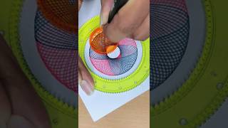 ⚫🔴 How many rotations did the pen make it total spirograph asmrart satisfying shorts [upl. by Rakia974]