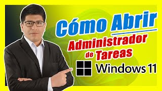 Cómo ABRIR el ADMINISTRADOR de TAREAS en Windows 11 PASO A PASO [upl. by Niwrad]