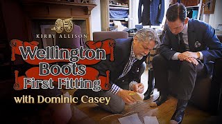 Resurrecting the Lost Wellington Riding Boot  First Fitting with Dominic Casey [upl. by Diehl]