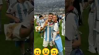 Paulo Dibala girlfriends Argentina football player 🥰😍 shorts youtubeshorts dibala [upl. by Nonac]