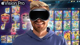 The FUTURE of Gaming  Playing Marvel Snap on the Apple Vision Pro [upl. by Feledy299]