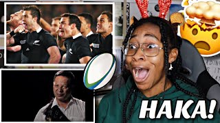 AMERICAN LEARNS THE HISTORY OF THE HAKA NEW ZEALAND RUGBY 🏉  Favour [upl. by Yerroc]