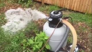 How to vacuum and remove dead algae from the bottom of your pool [upl. by Ulrikaumeko]