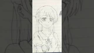 Mizuhara renagirlfriend mizuhara artdrawing [upl. by Litnahc]