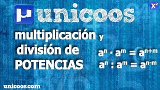 Multiplicación y división de potencias 01 SECUNDARIA [upl. by Oravla623]