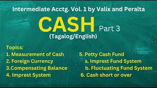 IntaccCash Part3Foreign Currency Compensating Balance Petty Cash Fund Imprest ampFluctuating Fund [upl. by Amend]