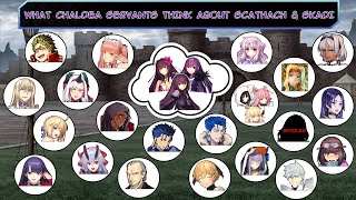 【FGO】What Chaldea Servants think about Scathach amp Skadi [upl. by Bull669]