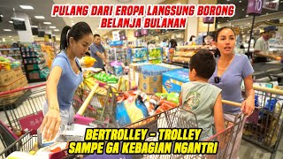 BELANJA BULANAN APRIL 2023  bulan Ramadhan  grocery shopping belanja murah meriah unboxing paket [upl. by Belva]