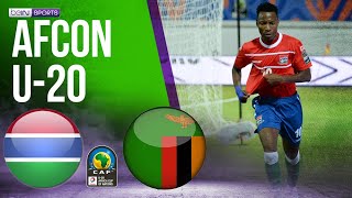 Gambia vs Tunisia  AFCON U20 HIGHLIGHTS  02212023  beIN SPORTS USA [upl. by Ametaf833]