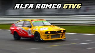 Alfa Romeo GTV6  race amp rallycars  great V6 sounds [upl. by Aliehs]