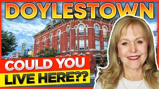 Doylestown Borough PA Vlog Tour  Living in Philadelphia Pennsylvania [upl. by Perkin]