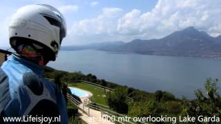 Secret road to Monte Baldo Lake Garda avoiding queues Assenza Prada on BMW R1200GS motorbikes [upl. by Biddie]