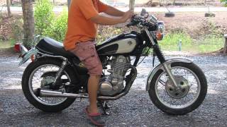 How to kick start sr400 sr500 yamaha [upl. by Notloc]