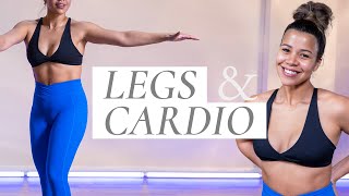 35 MIN Sweaty Leg Cardio Workout  No Equipment  FRESH START series [upl. by Huesman596]