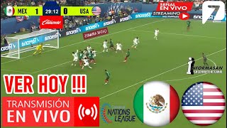 México vs Estados Unidos En Vivo día hora canal JUEGO México vs USA 🏆Final Liga De Naciones [upl. by Wynn581]