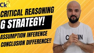 Critical Reasoning G Strategy Assumption Inference Conclusion Difference [upl. by Morra]