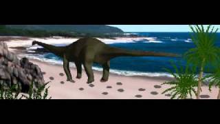 Dinosaur Safari Early Jurassic Clip 5 Cetiosaurus [upl. by Oirifrop]