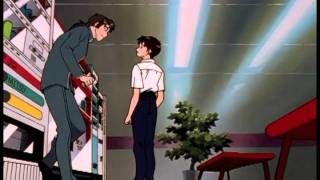 Neon Genesis Evangelion Kaji hits on Shinji [upl. by Aidne861]