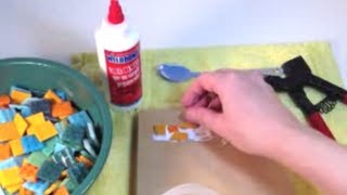 How to Mosaic Tile Project  Fast Tutorial for Beginners [upl. by Ziana]