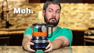 Worth It  KitchenAid 35 Mini Food Processor Review [upl. by Oirelav211]