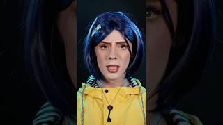 J’aime tellement le film Coraline 🪡👀 coraline makeup makeuptutorial [upl. by Hayyim]