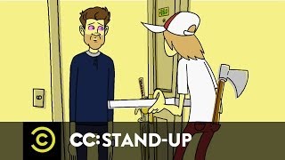 Comedy Central ReAnimated  Steve Rannazzisi  Ordering A Pizza [upl. by Heiner]