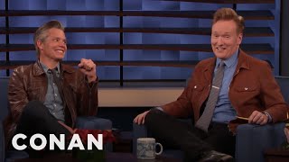 Timothy Olyphant Copies Conans New Look  CONAN on TBS [upl. by Cordie]