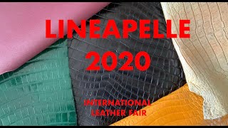 VISITING the WORLD’S BIGGEST LEATHER FAIR  LINEAPELLE 2020  MILAN [upl. by Alleuqram765]