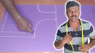 42 inch Blouse Cutting for beginners  Easy and Simple Method  Part 1  Tailor Bro [upl. by Babb]